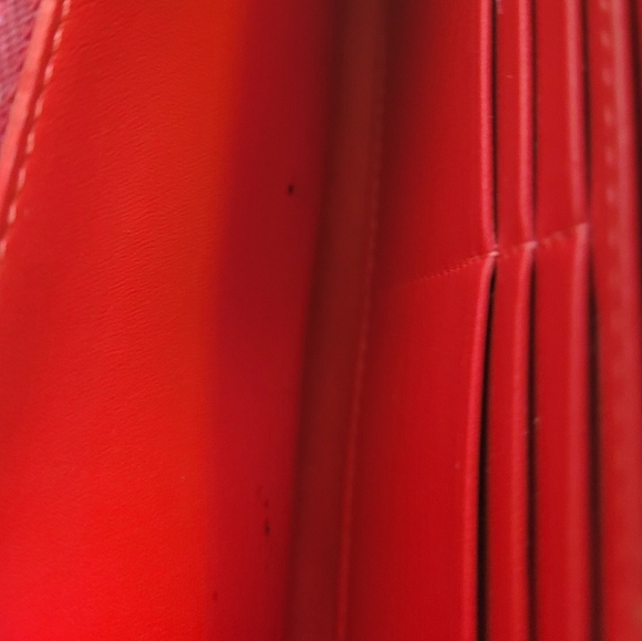 Christian Louboutin Pink Leather Studded Long Panettone Zip Wallet - Picture 5 of 6